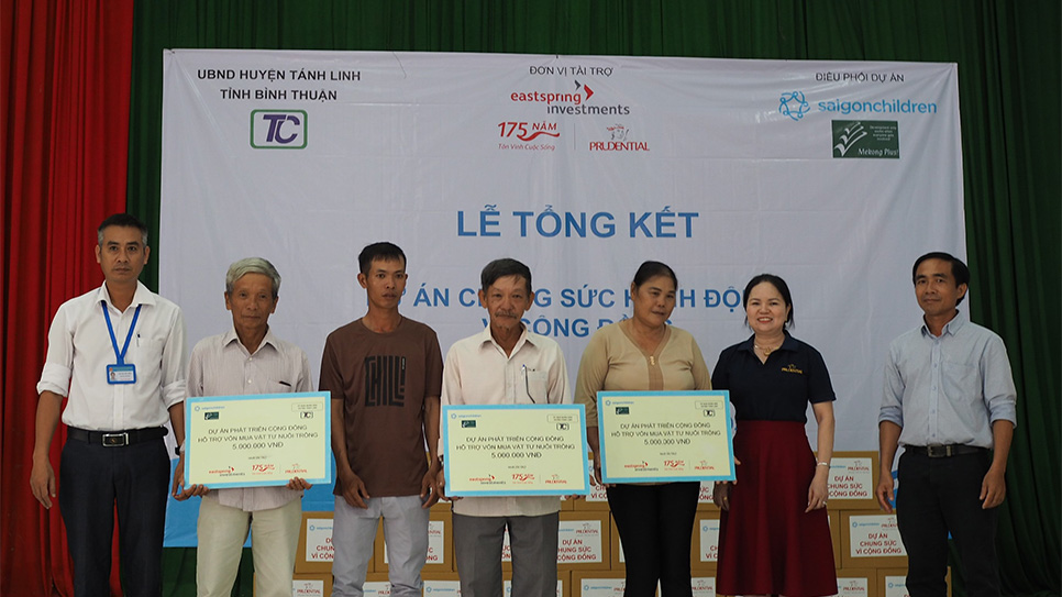 Lễ tổng kết dự án tại Bình Thuận