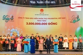Prudential cam kết hỗ trợ các mầm non tương lai 3.5 tỷ đồng trong năm 2026 thông qua quỹ bảo trợ trẻ em Việt Nam