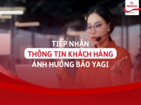 Prudential thu thập thông tin khách hàng ảnh hưởng bởi bão Yagi