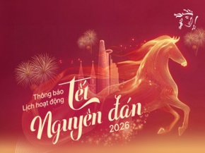Thông báo lịch hoạt động trong dịp Tết Nguyên Đán 2026