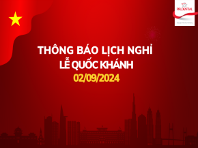 Thông báo lịch nghỉ Lễ quốc khánh 2/9