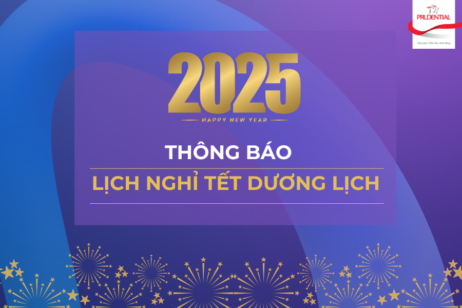 Thông báo lịch nghỉ Tết Dương lịch 2025