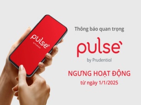 Thông báo chính thức ngừng hoạt động ứng dụng Pulse by Prudential