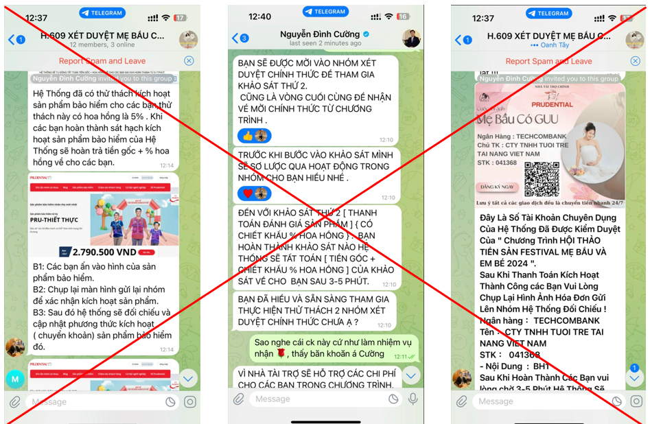 Cảnh báo chiêu trò mới mạo danh Prudential để lừa đảo