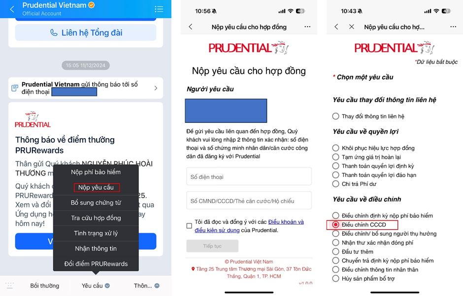 Thông báo về việc cập nhật căn cước theo luật căn cước