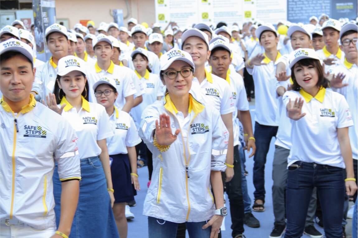 Hình ảnh lễ khởi động chiến dịch SAFE STEPS - Các Bước An Toàn Đường Bộ