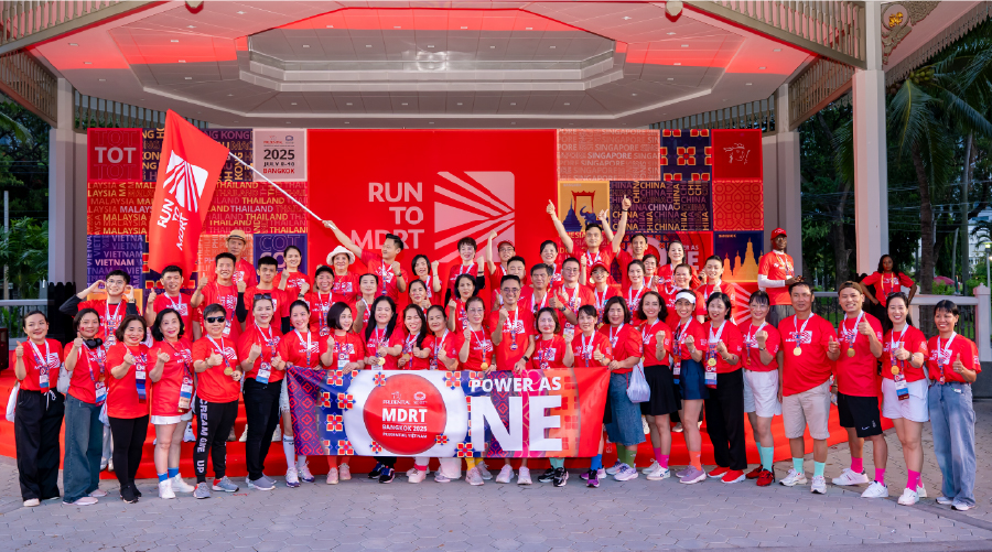 Các tư vấn viên tinh hoa của Prudential tại Hội nghị Thường niên Prudential MDRT Châu Á – Bangkok, Thái Lan vào tháng 07.2025 